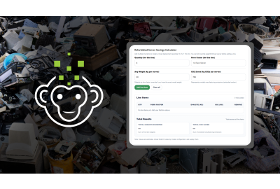 Sustainability Calculator: E-waste Diverted and CO2 Saved by Choosing Refurbished Servers