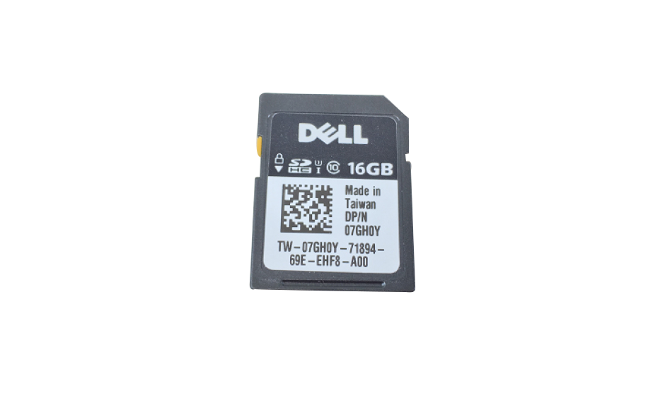 Dell 16GB iDRAC vFlash SDHC Class 10 Card Module 37D9D 