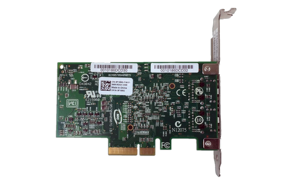 Dell F169G Broadcom 5709 Dual-Port Gigabit Ethernet Network Interface Card