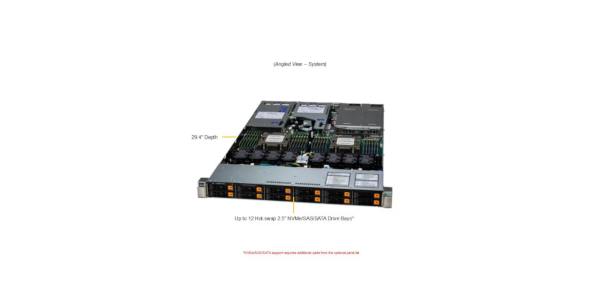 Supermicro 1U Hyper Gold Series A+ AS -1125HS-TNR-G1 Server