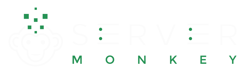 ServerMonkey Logo. Link to homepage