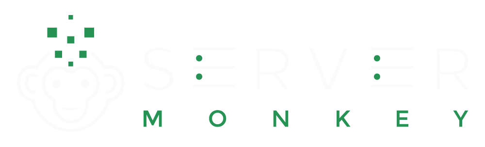 ServerMonkey Logo. Link to homepage